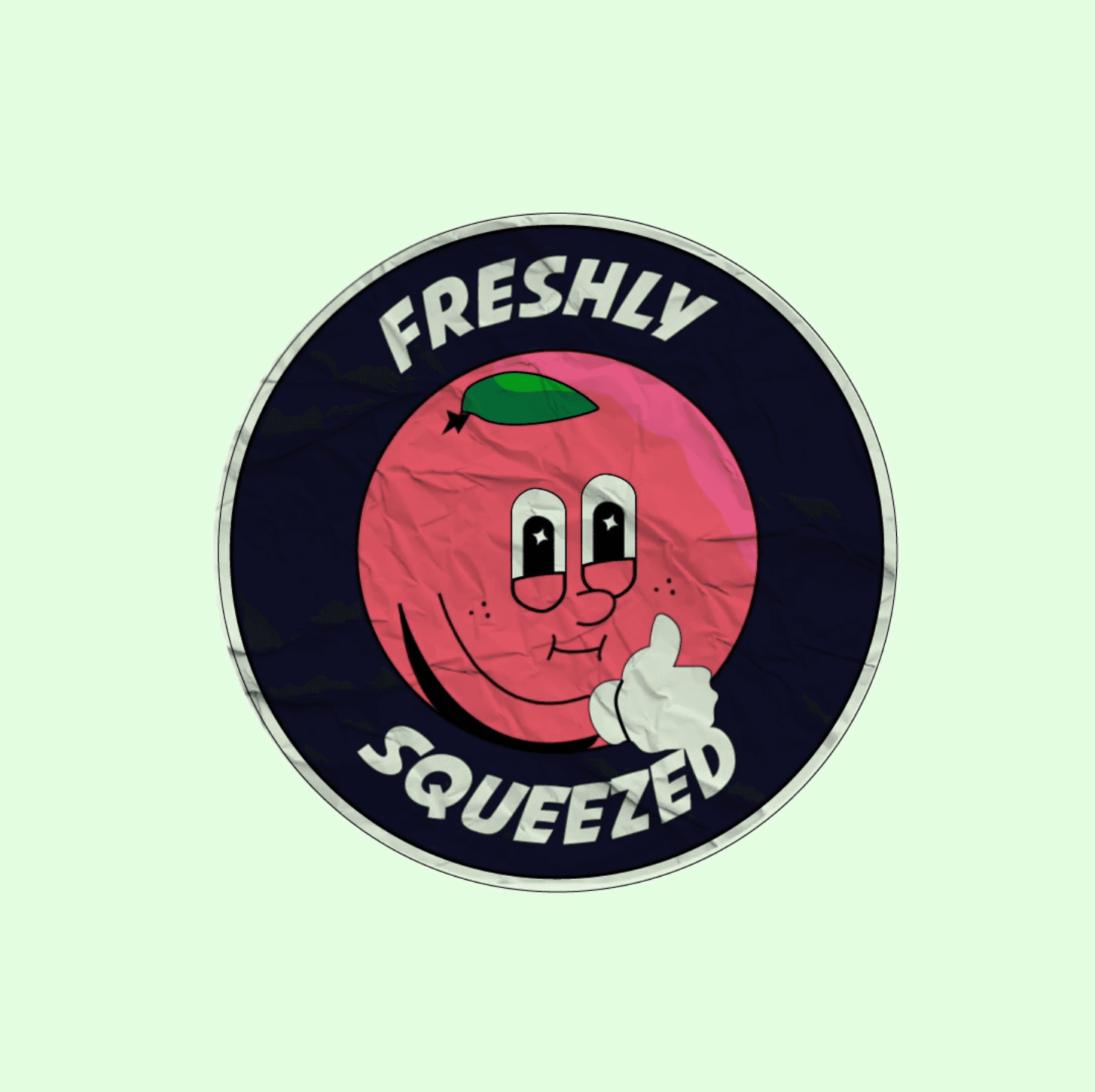 Freshly squeezed, finished film frame